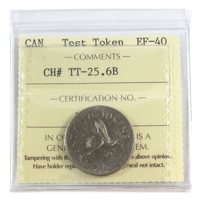 (1965) Canada 25-cents Test Token TT-25.6B ICCS Certified EF-40