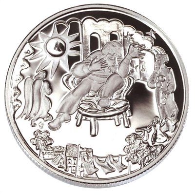 2002 Canada 50-cent Folklore - The Shoemaker in Heaven Sterling Silver