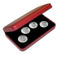 2004 Canada 50-cent Queen Elizabeth II 4-coin Sterling Silver Effigy Set