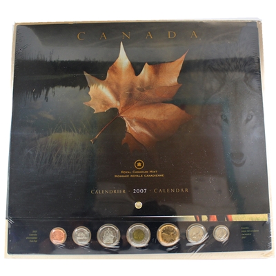 2007 RCM Calendar with Uncirculated Coin Set