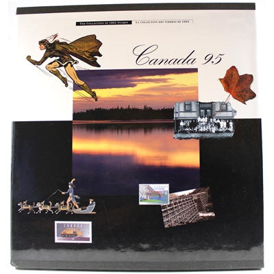 1995 Canada Post Annual Souvenir Collection of Stamps in Book (Slipcover has light wear)