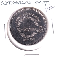 1982 Waterloo, ON, 125th Anniversary Trade Dollar Token