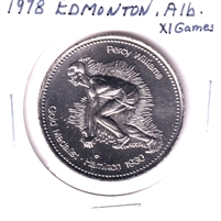 1978 XI Commonwealth Games, Edmonton, Medallion: Percy Williams & M.M. Robinson