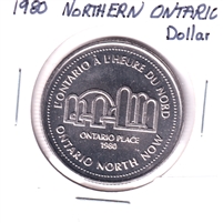1980 Northern Ontario Dollar Trade Token: Ontario North Now / Ontario Place