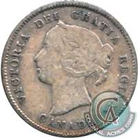 1872H Canada 5-cents VG-F (VG-10)