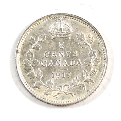 1919 Canada 5-cents Uncirculated (MS-60)