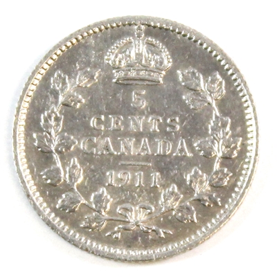 1911 Canada 5-cents VF-EF (VF-30)