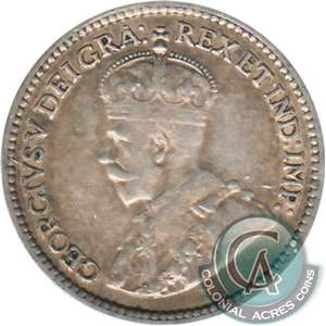 1916 Canada 5-cents F-VF (F-15)