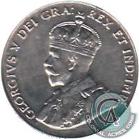 1923 Canada 5-cents EF-AU (EF-45)