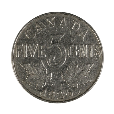 1926 Far 6 Canada 5-cents F-VF (F-15) $