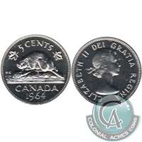 1964 Canada 5-cents Proof Like