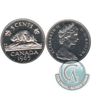 1965 Canada 5-cents Proof Like