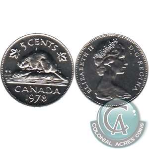 1978 Canada 5-cents Proof Like