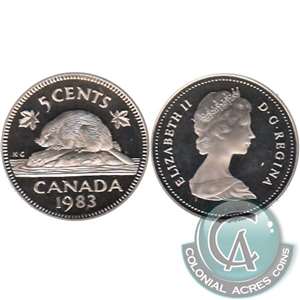 1983 Canada 5-cents Proof