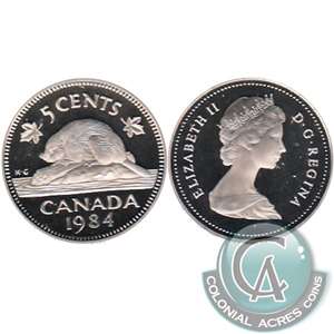 1984 Canada 5-cents Proof