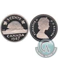 1987 Canada 5-cents Proof