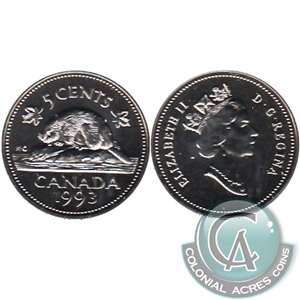 1993 Canada 5-cents Proof Like