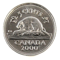 2000P Canada 5-cents Circulated