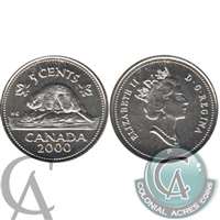 2000P Canada 5-cents Brilliant Uncirculated (MS-63)