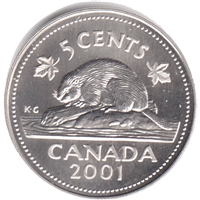 2001P Canada 5-cents Specimen