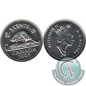 2003P Canada 5-cents Old Effigy Canada 5-cents Proof Like