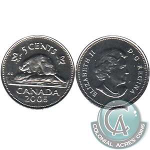 2005P Canada 5-cents Proof Like