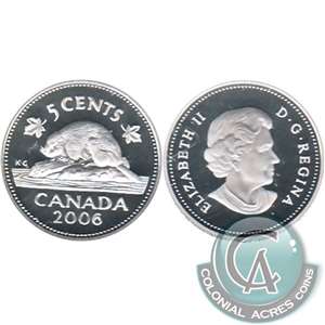 2006 Canada 5-cents Silver Proof