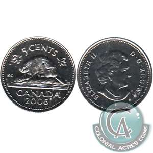 2006P Canada 5-cents Proof Like
