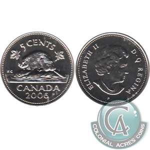 2006P Canada 5-cents Specimen