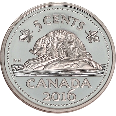 2016 Canada 5-cents Silver Proof (No Tax)