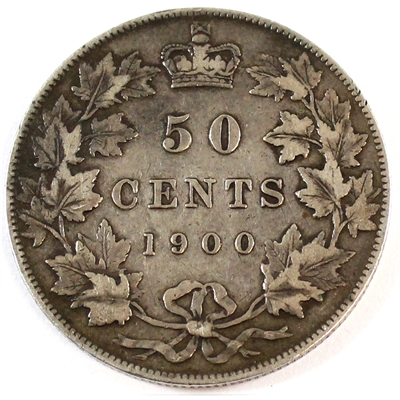 1900 Canada 50-cents Very Fine (VF-20) $