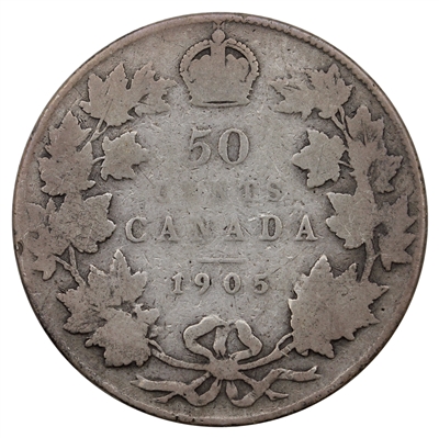 1905 Canada 50-cents G-VG (G-6) $