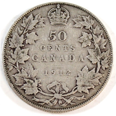 1912 Canada 50-cents G-VG (G-6)