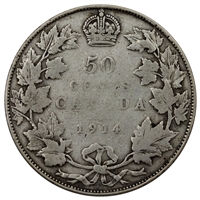 1914 Canada 50-cents G-VG (G-6)