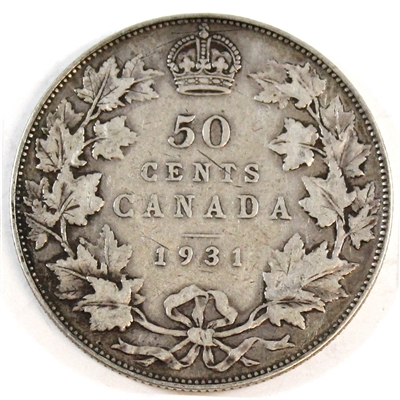 1931 Canada 50-cents VG-F (VG-10)