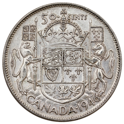 1946 Canada 50-cents Extra Fine (EF-40)