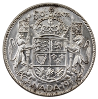 1952 Canada 50-cents AU-UNC (AU-55)