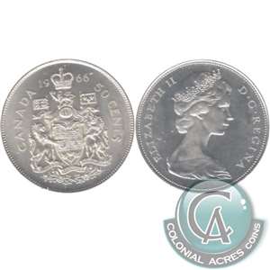 1966 Canada 50-cents Brilliant Uncirculated (MS-63)