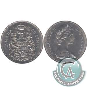 1969 Canada 50-cents Brilliant Uncirculated (MS-63)