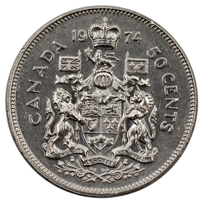 1974 Canada 50-cents Brilliant Uncirculated (MS-63)