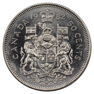 1982 Canada 50-cents Brilliant Uncirculated (MS-63)