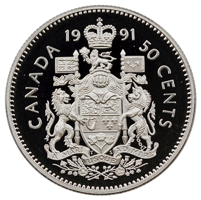1991 Canada 50-cents Proof