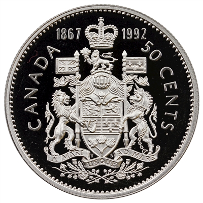 1992 Canada 50-cents Proof