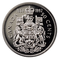 1992 Canada 50-cents Proof Like