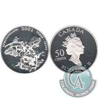 2001 Canada Newfoundland 50-cents Silver Proof_