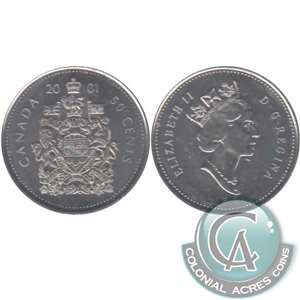 2001P Canada 50-cents Brilliant Uncirculated (MS-63)
