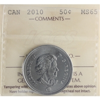 2010 Canada 50-cents ICCS Certified MS-65