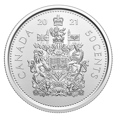 2021 Canada 50-cents Brilliant Uncirculated (MS-63)