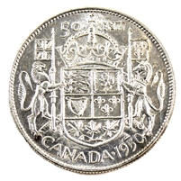 1950 Half Design Canada 50-cents EF-AU (EF-45)