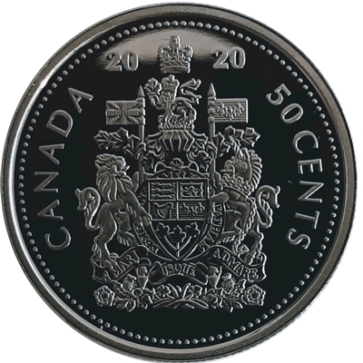 2020 Canada 50-cents Proof (non-silver)